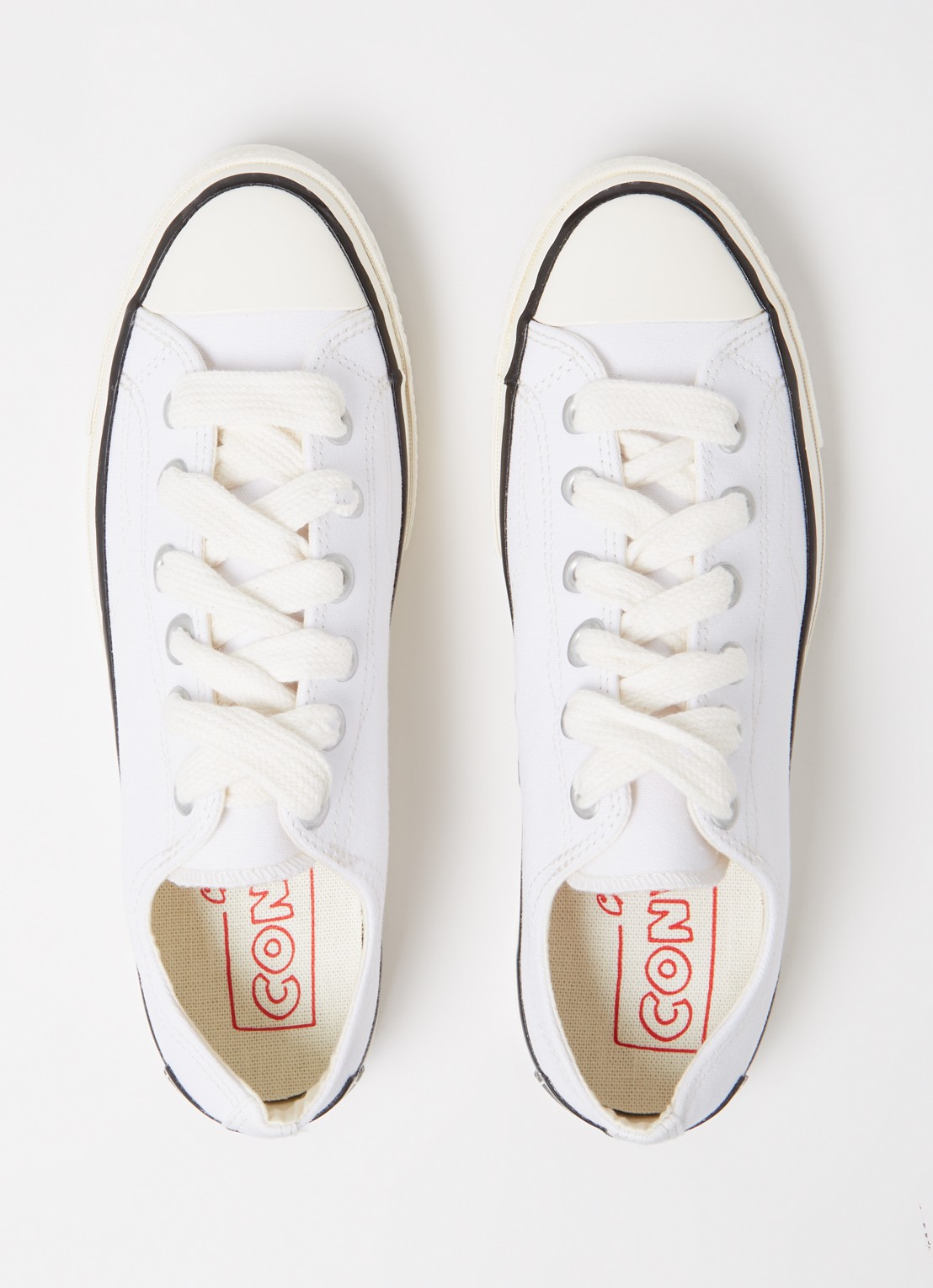 Converse Chuck 70 OX sneaker van canvas  - detail 3 wit