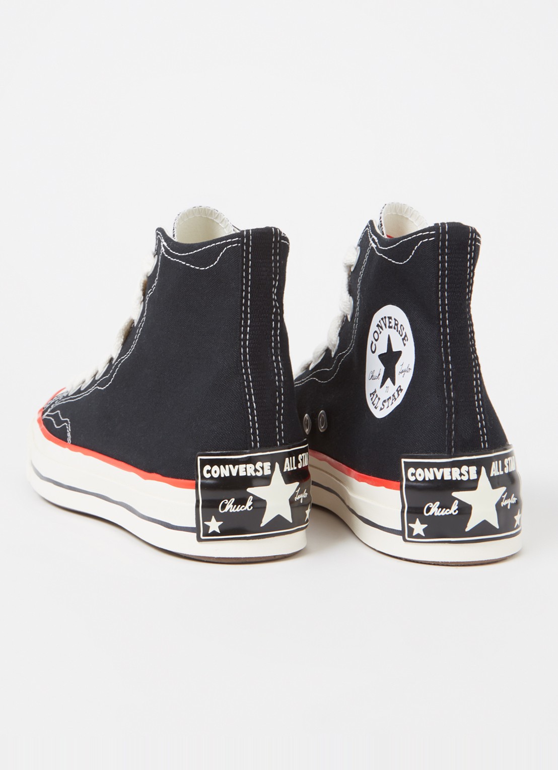 Converse Chuck 70 OX sneaker van canvas  - achterkant 2 zwart