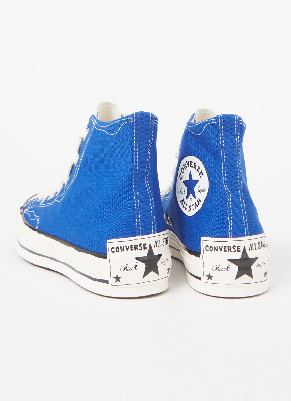 Converse Chuck 70 OX sneaker van canvas  - achterkant donkerblauw