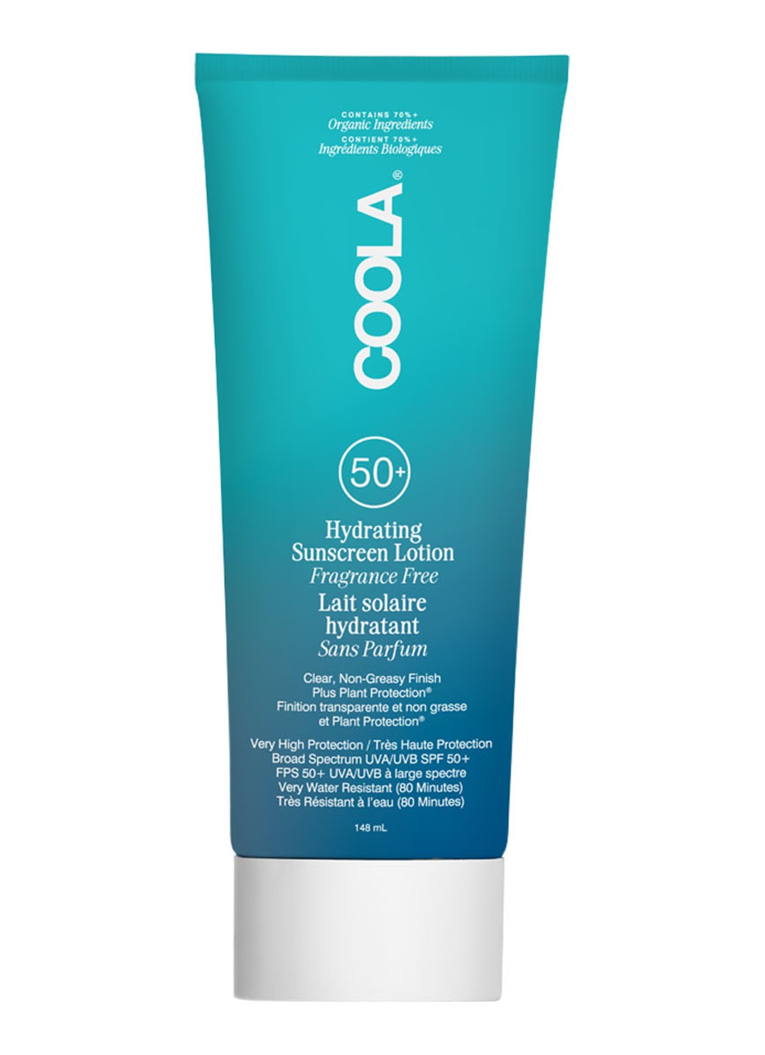Coola Classic Body SPF50 Fragrance-Free - zonnebrand - voorkant undefined