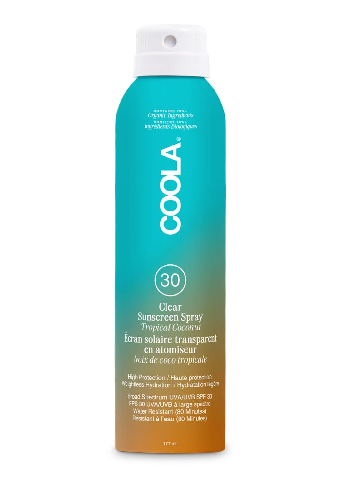 Coola Classic Body  Sunscreen Spray SPF30 Tropical Coconut - zonnebrand - voorkant undefined