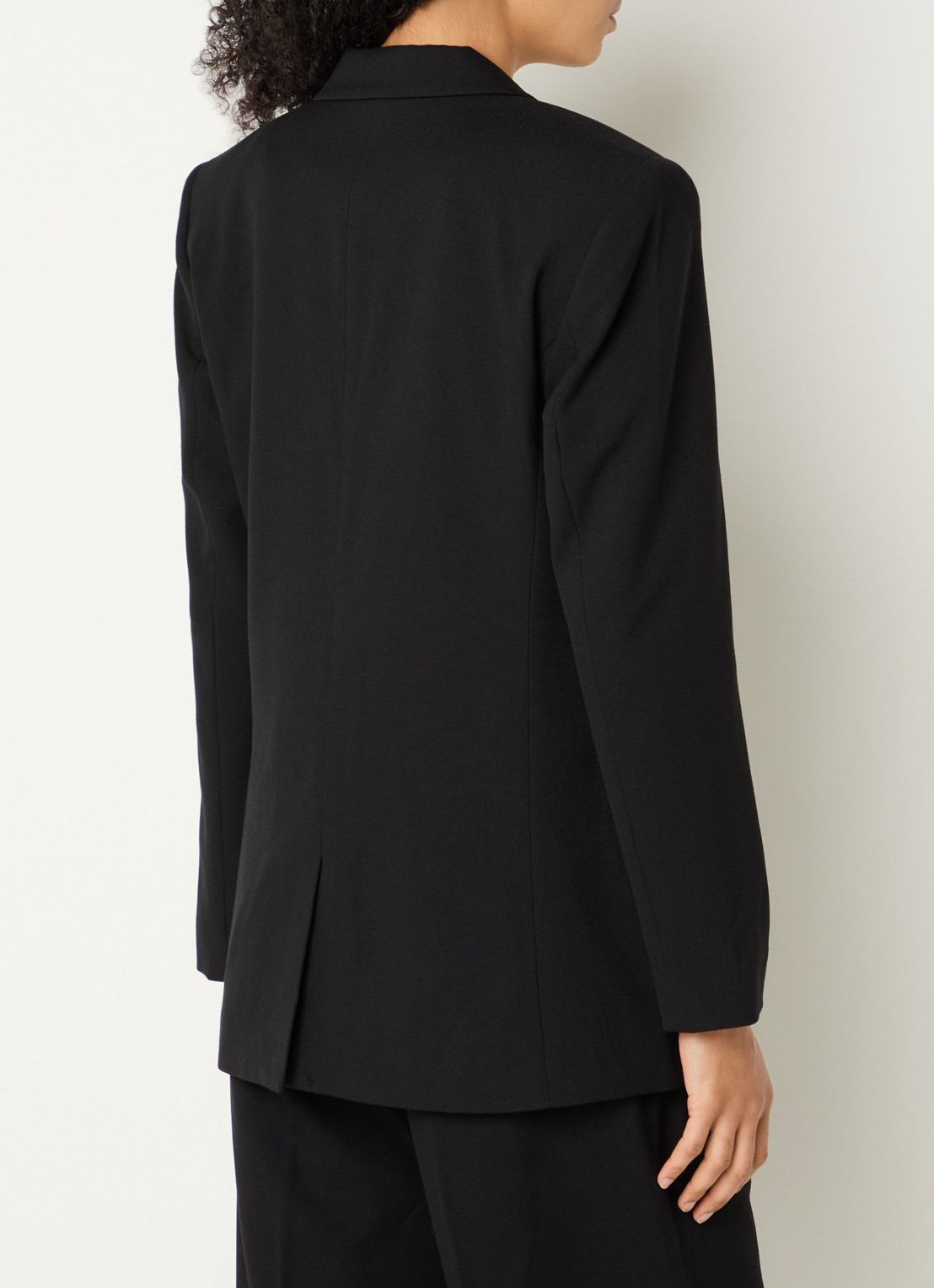 Copenhagen Muse Blazer met klepzakken en schoudervulling - achterkant 2 zwart