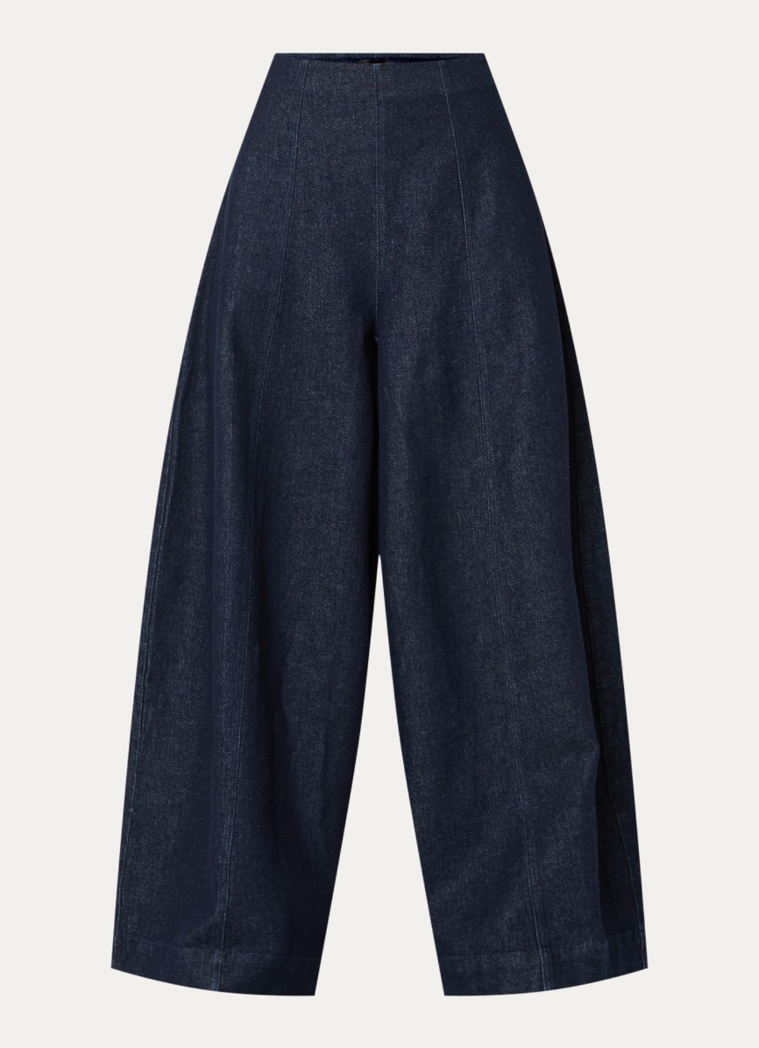 Copenhagen Muse CMAnnais high waist wide leg jeans met donkere wassing - voorkant 2 indigo