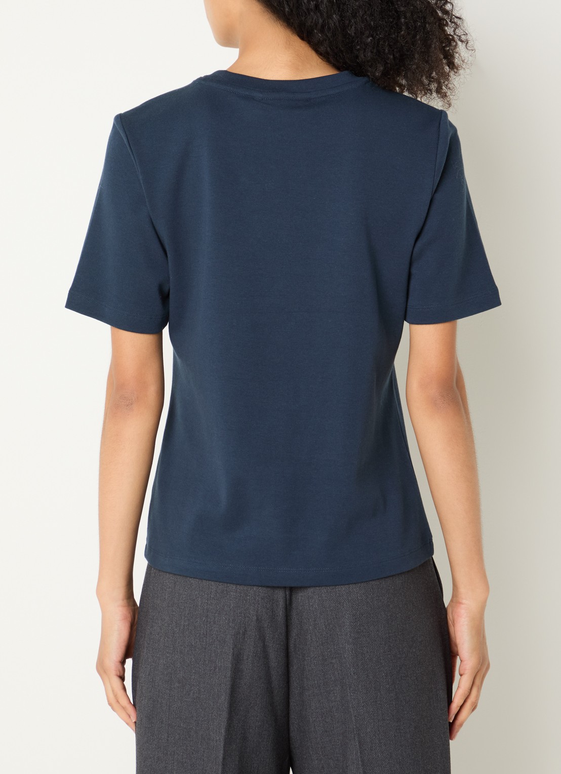 Copenhagen Muse CMMuse T-shirt met logoborduring - achterkant 4 indigo