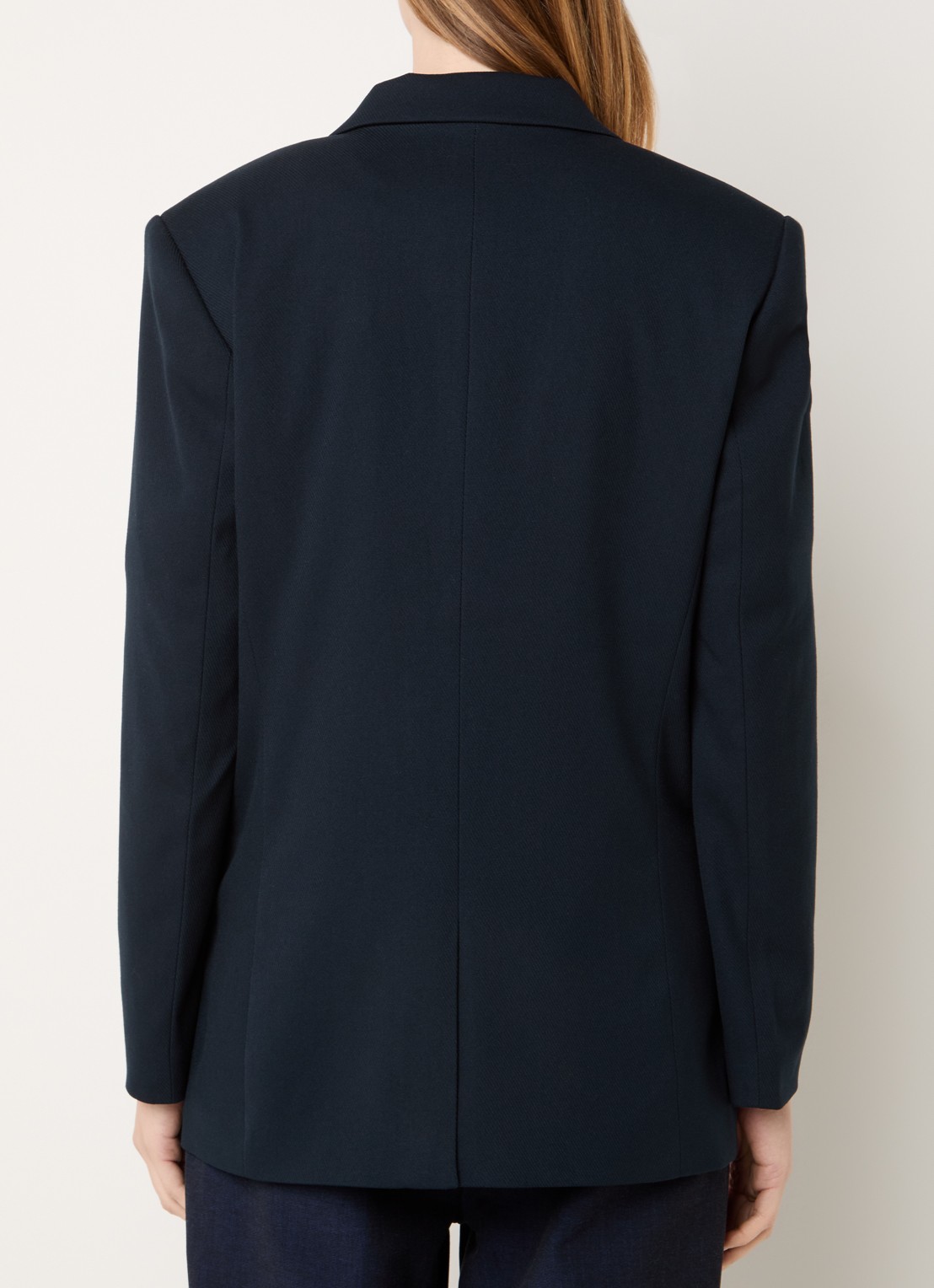 Copenhagen Muse Tailor blazer met klepzakken - achterkant 4 donkerblauw