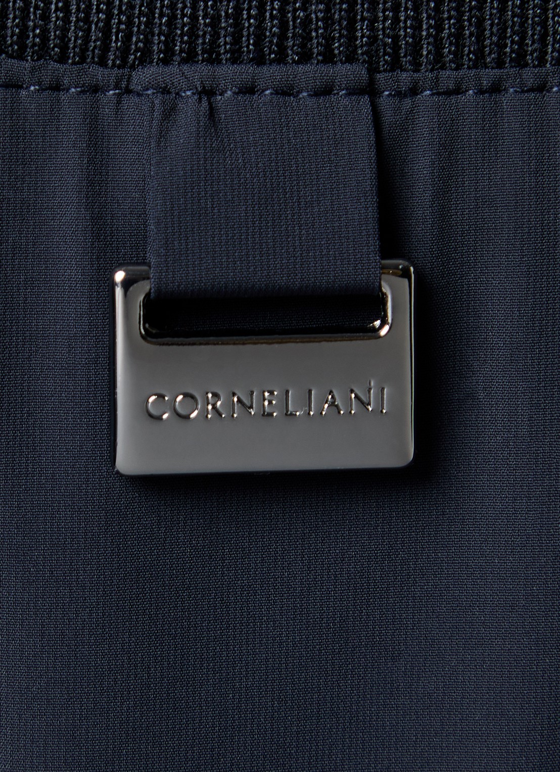 Corneliani Poplin bomberjack met ritszakken - detail 8 zwart