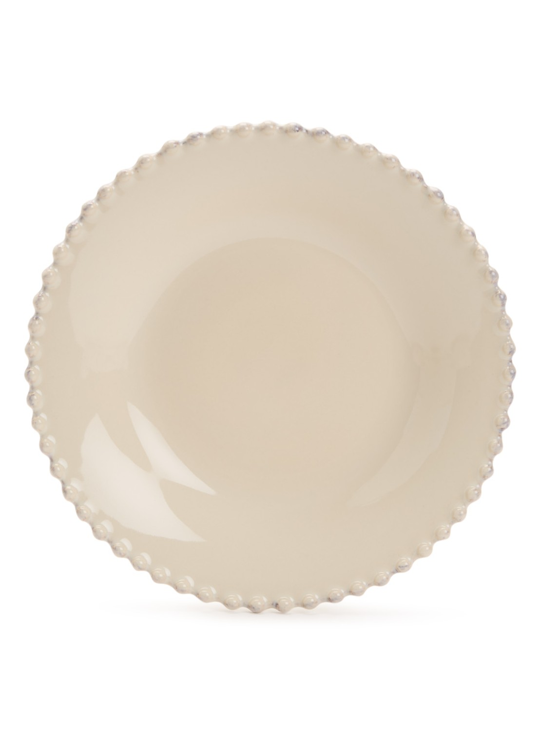 Costa Nova Pearl diep bord 24 cm - voorkant 3 beige