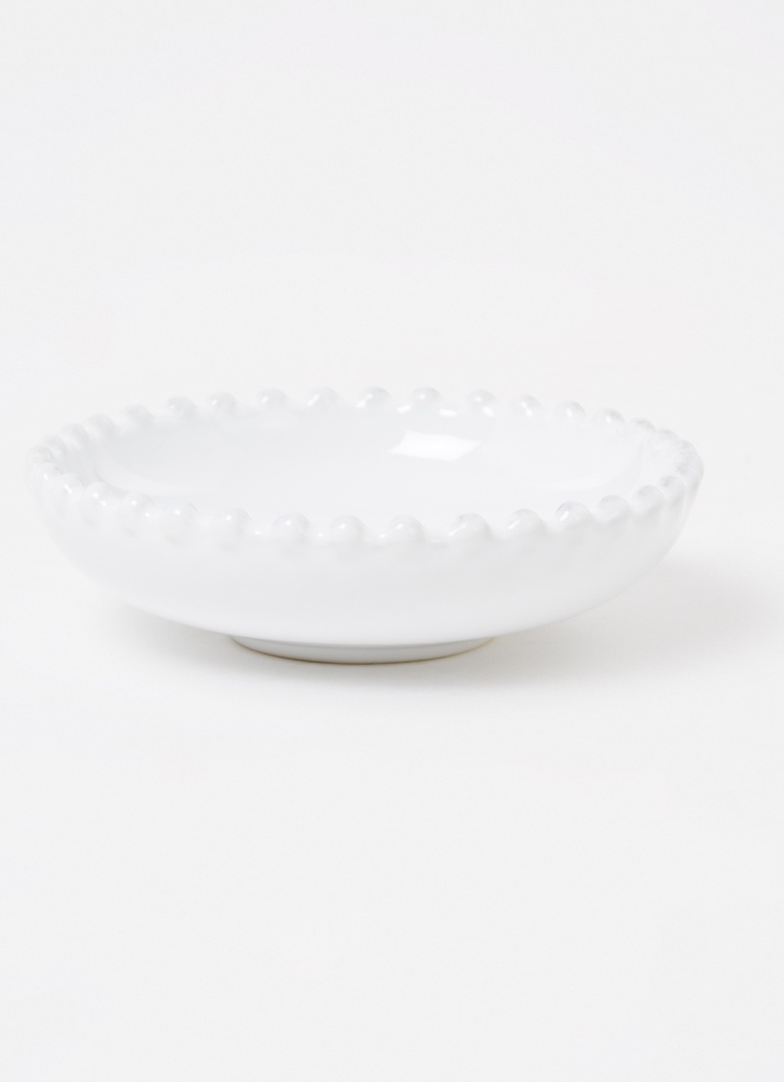 Costa Nova Pearl dipschaal 10 cm  - voorkant 3 wit