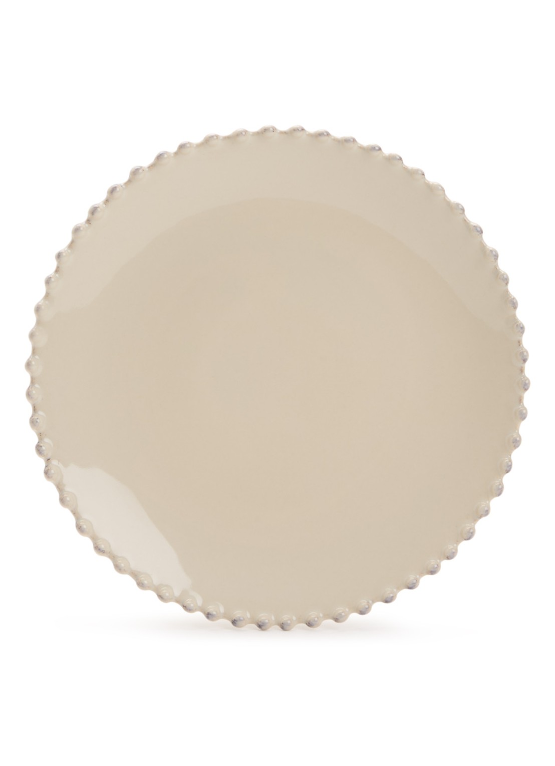 Costa Nova Pearl ontbijtbord 22 cm - voorkant beige