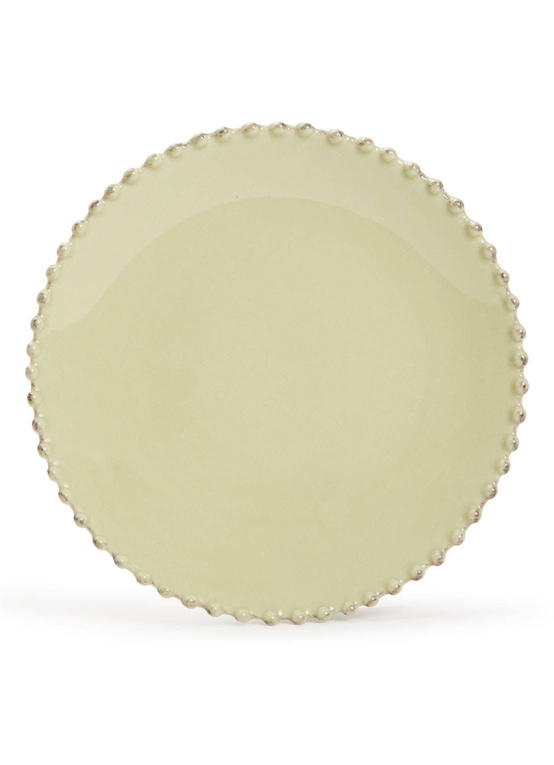 Costa Nova Pearl ontbijtbord 22 cm - voorkant 3 lindegroen