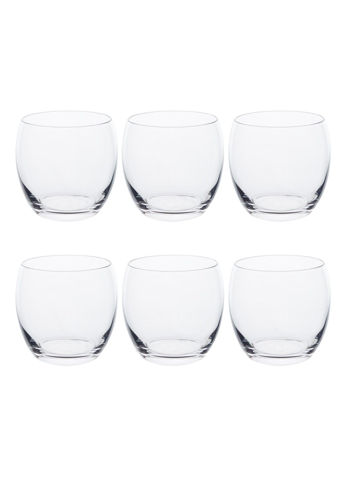 Cosy & Trendy Cosy Moments tumbler glas set van 6 - voorkant transparant