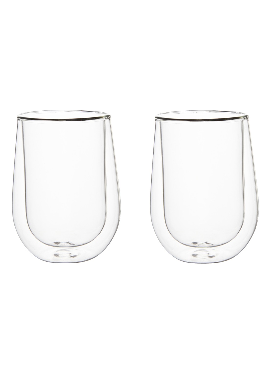 Cosy & Trendy Isolate dubbelwandig koffieglas 20 cl set van 2 - voorkant transparant