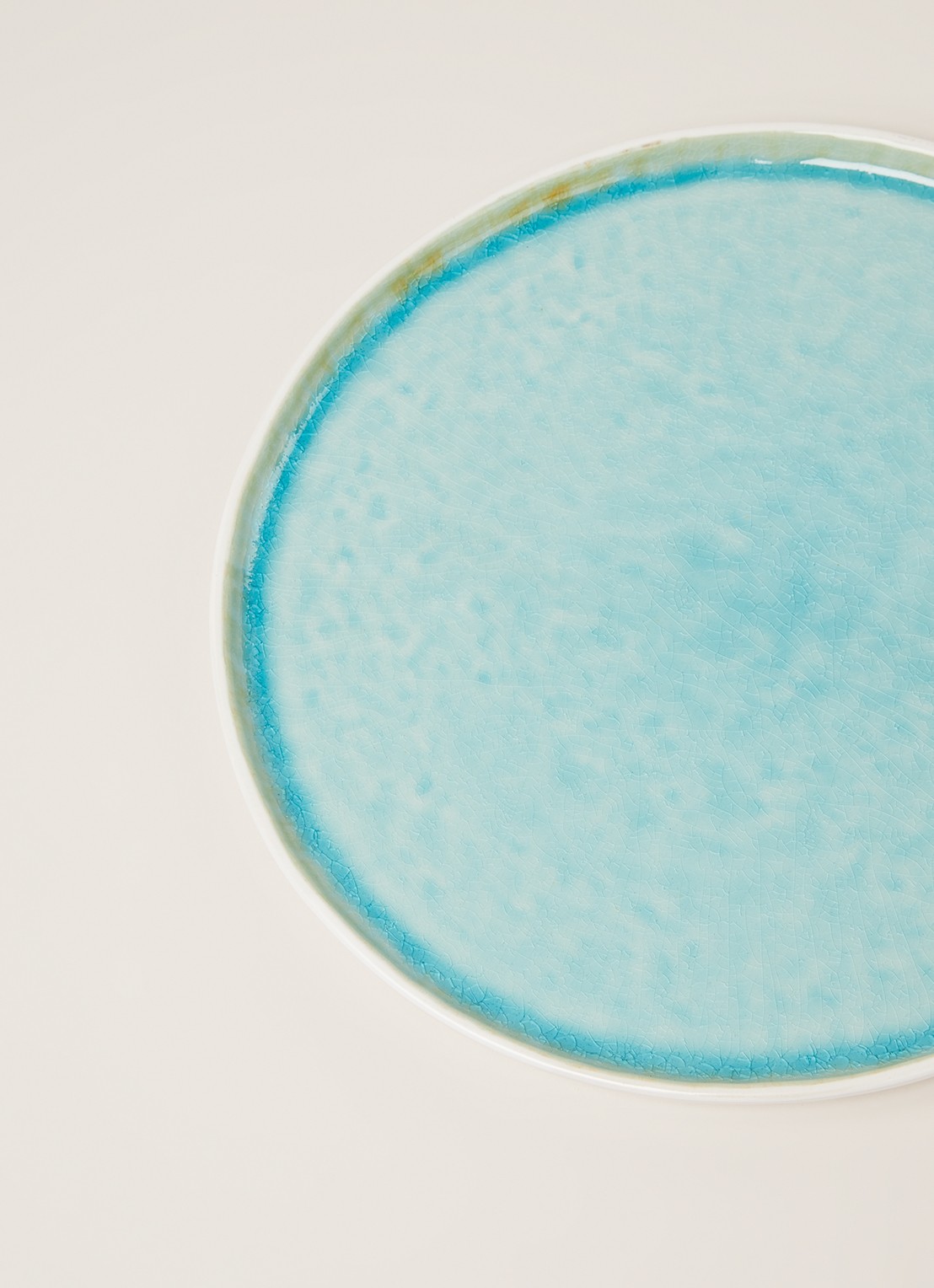 Cosy & Trendy Laguna Azzurro dinerbord 27 cm - detail 3 turquoise