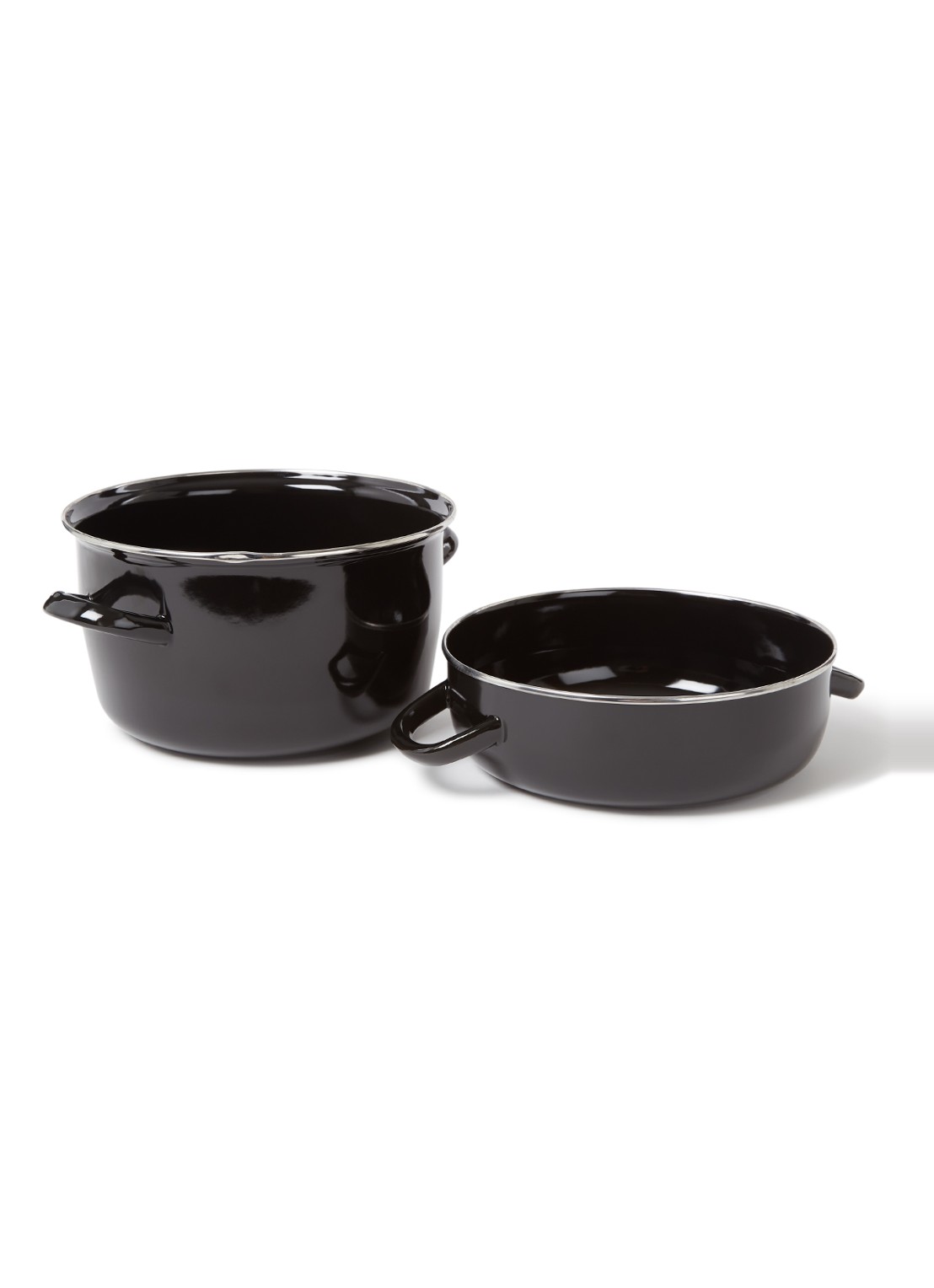 Cosy & Trendy Mosselpan Ø24 cm - voorkant 2 zwart