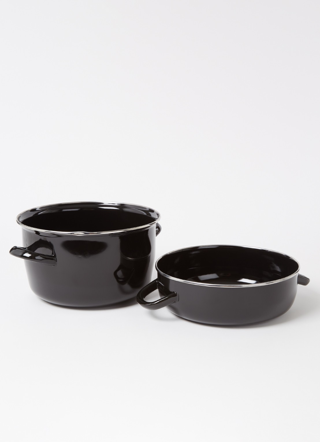 Cosy & Trendy Mosselpan Ø24 cm - voorkant 3 zwart