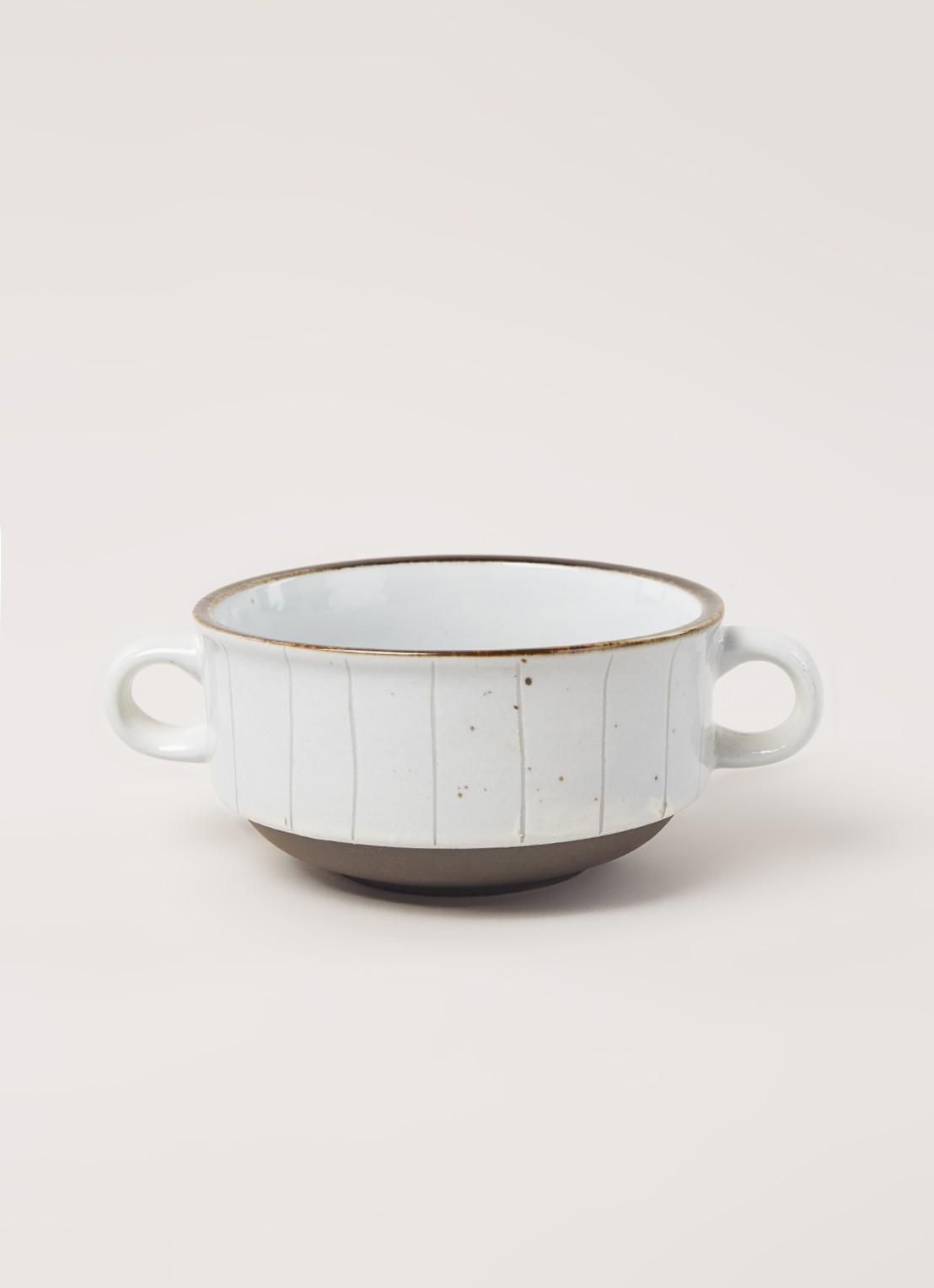 Cosy & Trendy Venezia Quatro soepkom 11 cm - voorkant 3 wit