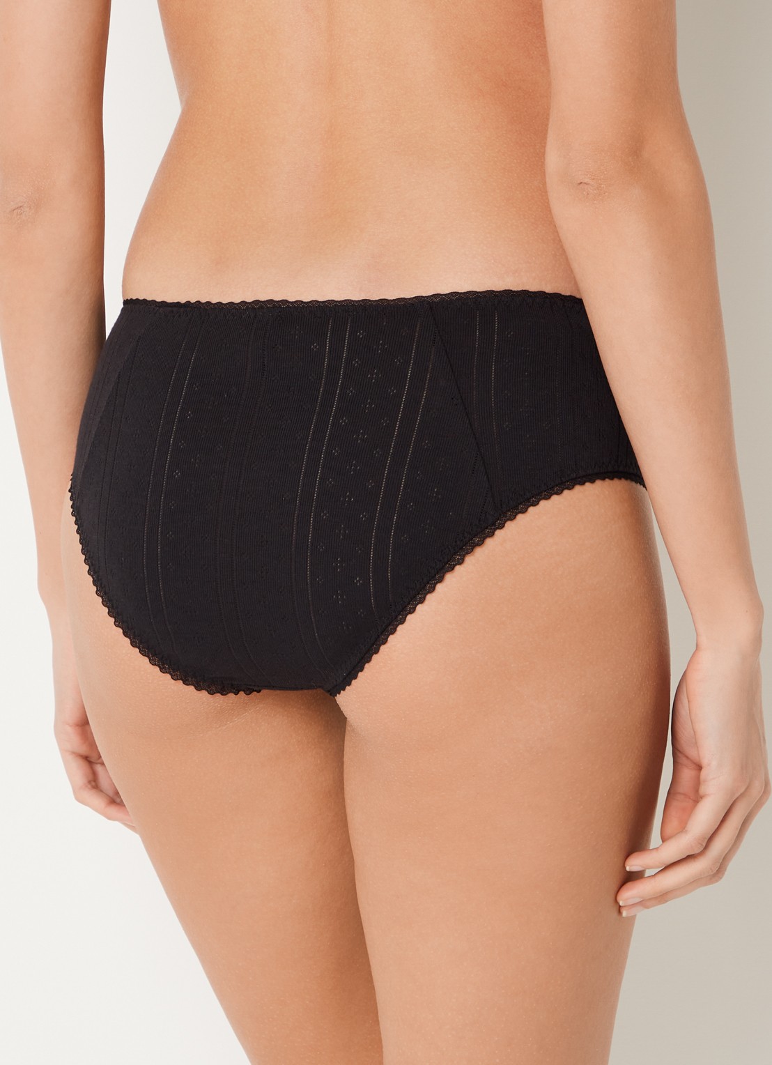 Cou Cou Intimates The Cozy slip van  katoen - achterkant 5 zwart