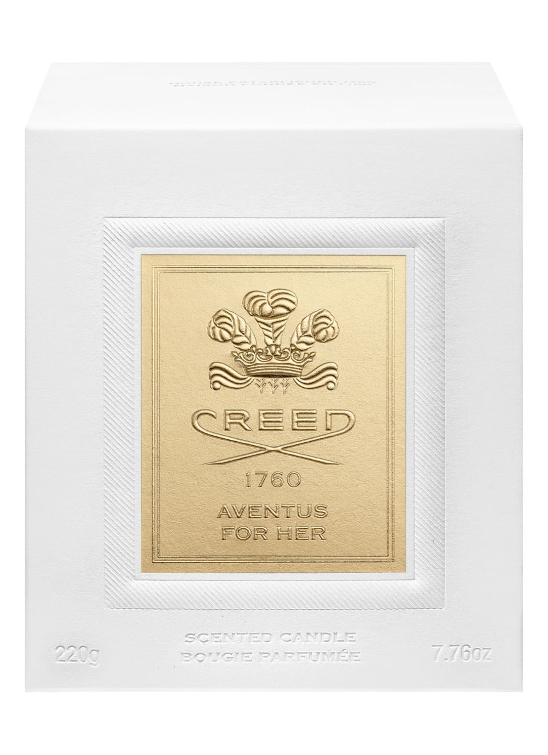 Creed Aventus For Her Porcelain Candle - geurkaars 220 gram - voorkant 3 undefined