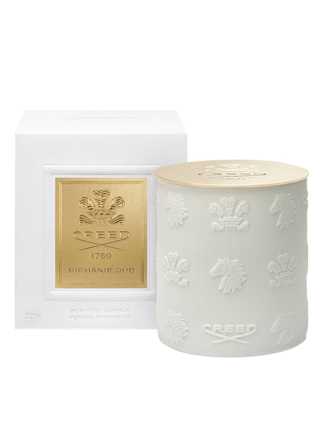 Creed Birmanie Oud Porcelain Candle - geurkaars 220 gram - voorkant 2 undefined