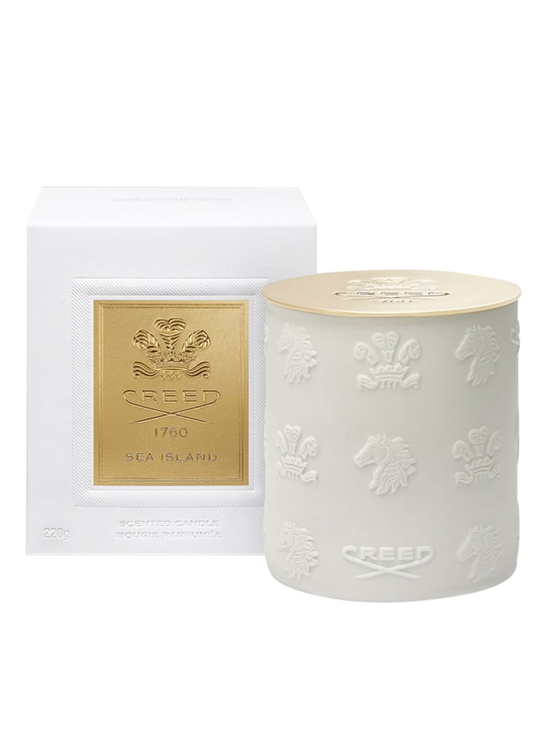 Creed Sea Island Porcelain Candle - geurkaars 220 gram - voorkant 2 undefined