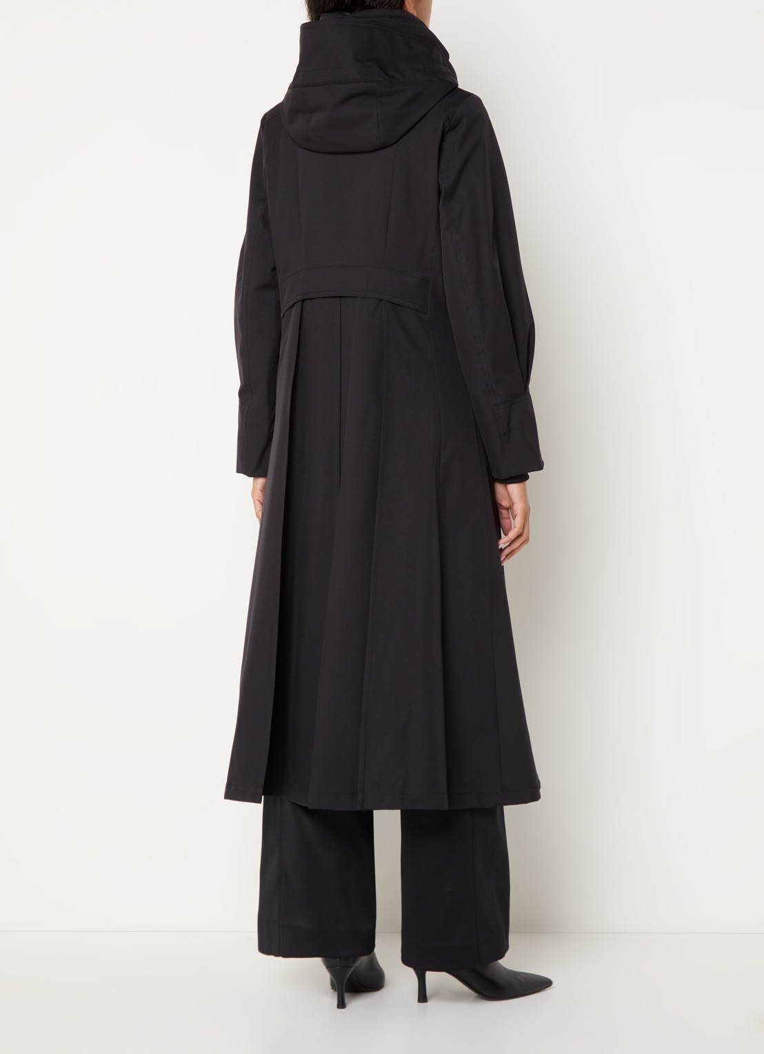 Creenstone Molly gewatteerde parka met capuchon - achterkant 4 zwart
