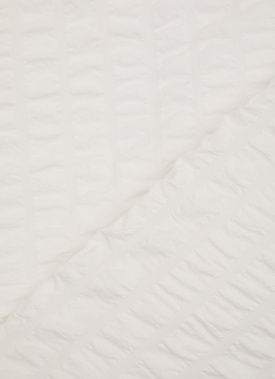 Crisp Sheets Big Waffle dekbedovertrekset van katoen 200TC - inclusief kussenslopen - detail wit