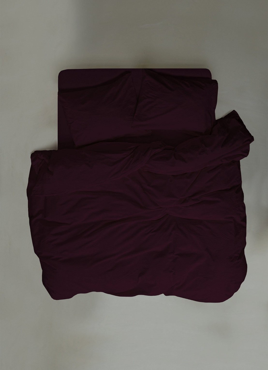 Crisp Sheets Crisp dekbedovertrek van katoen 154TC - inclusief kussensloop - voorkant 4 paars
