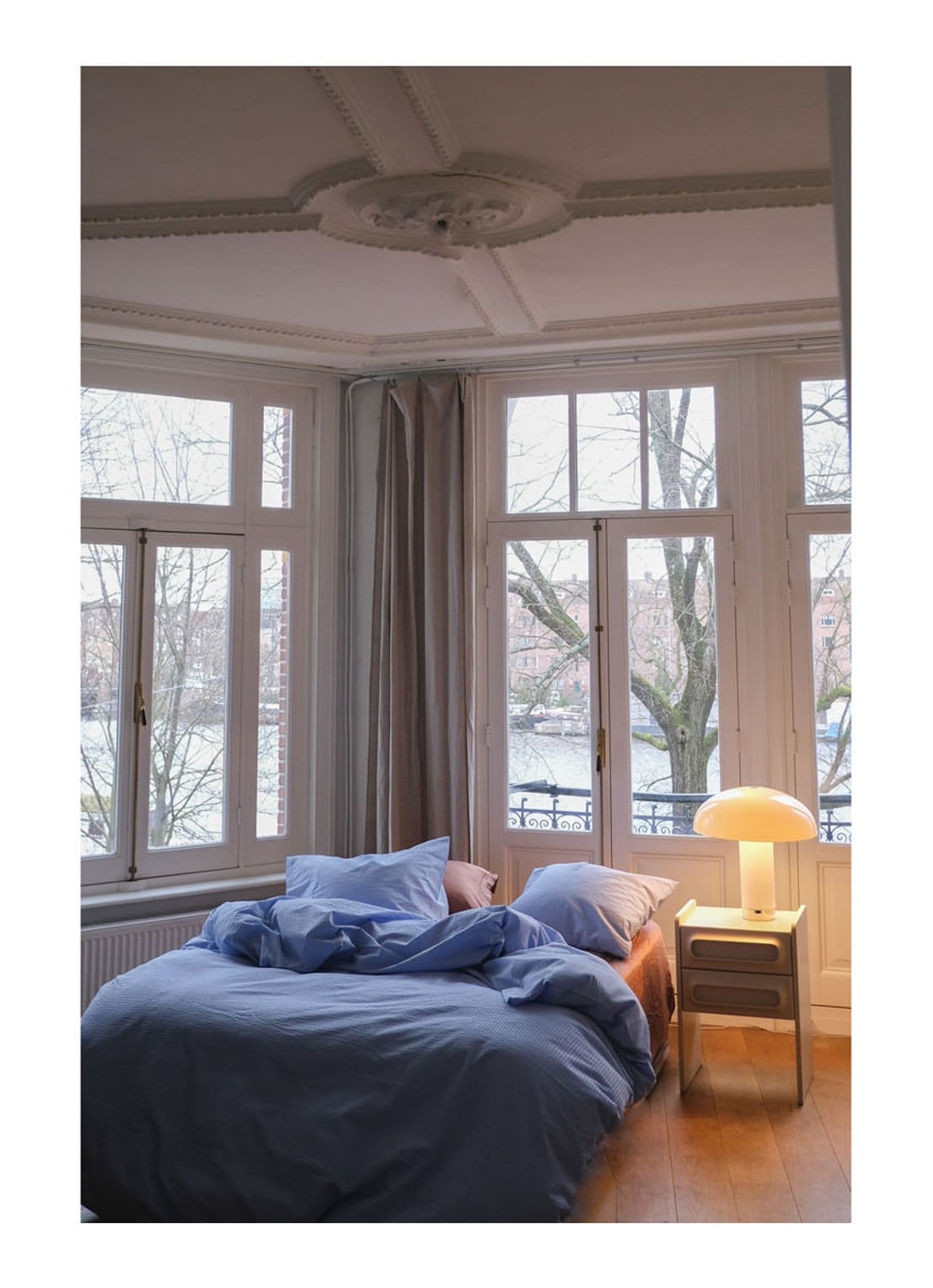 Crisp Sheets Crisp dekbedovertrekset van katoen - inclusief kussensloop - detail 4 lichtblauw