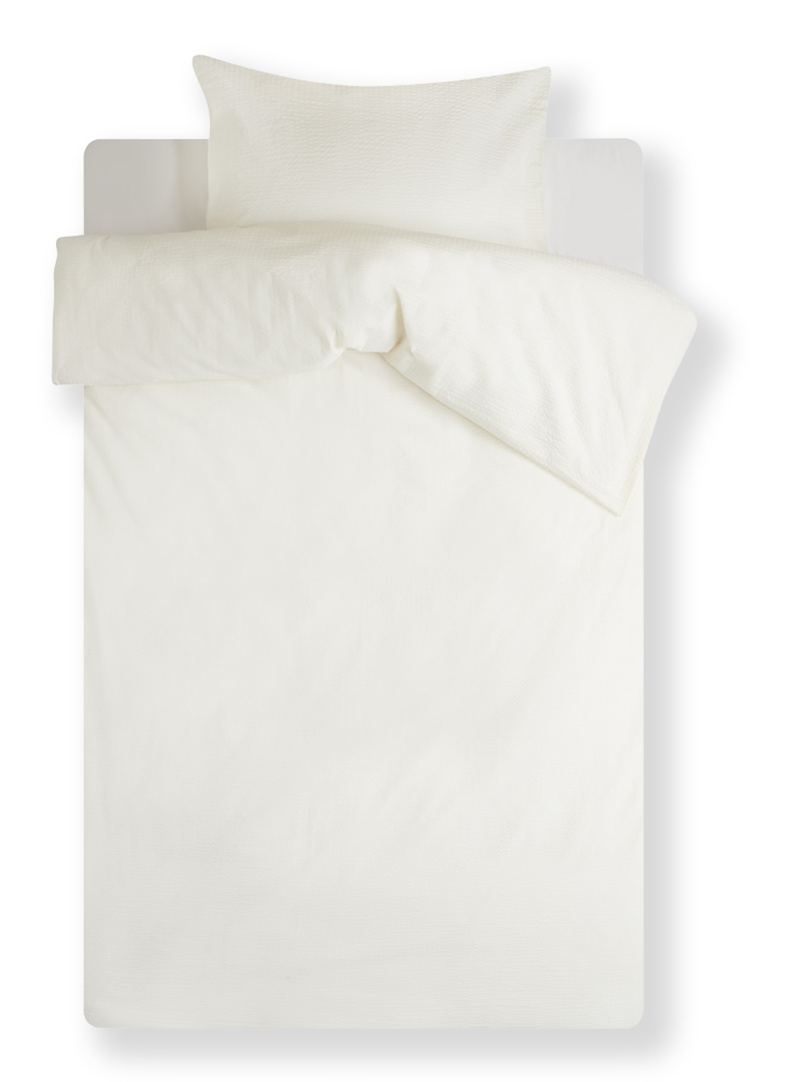Crisp Sheets CRISP dekbedovertrekset van katoen - inclusief kussenslopen - voorkant 6 gebroken wit