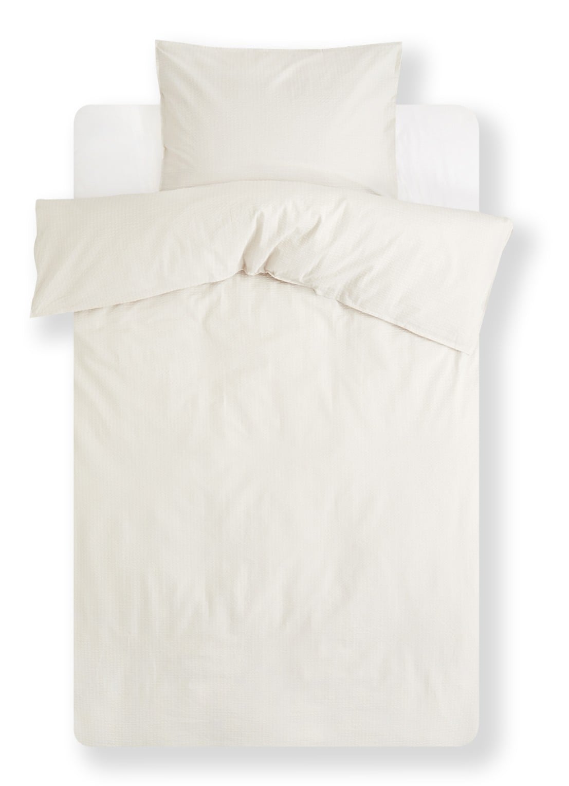 Crisp Sheets CRISP dekbedovertrekset van katoen - inclusief kussenslopen - voorkant 6 beige