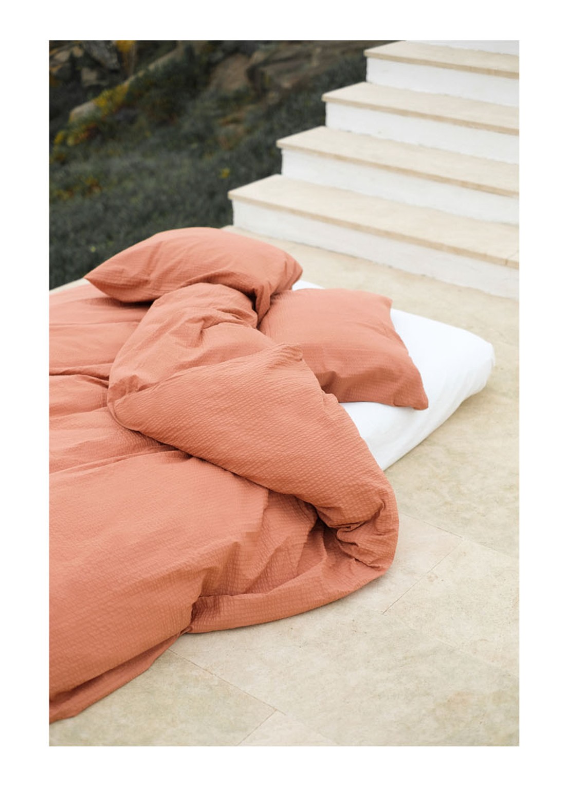 Crisp Sheets CRISP dekbedovertrekset van katoen - inclusief kussenslopen - voorkant 6 oranjebruin
