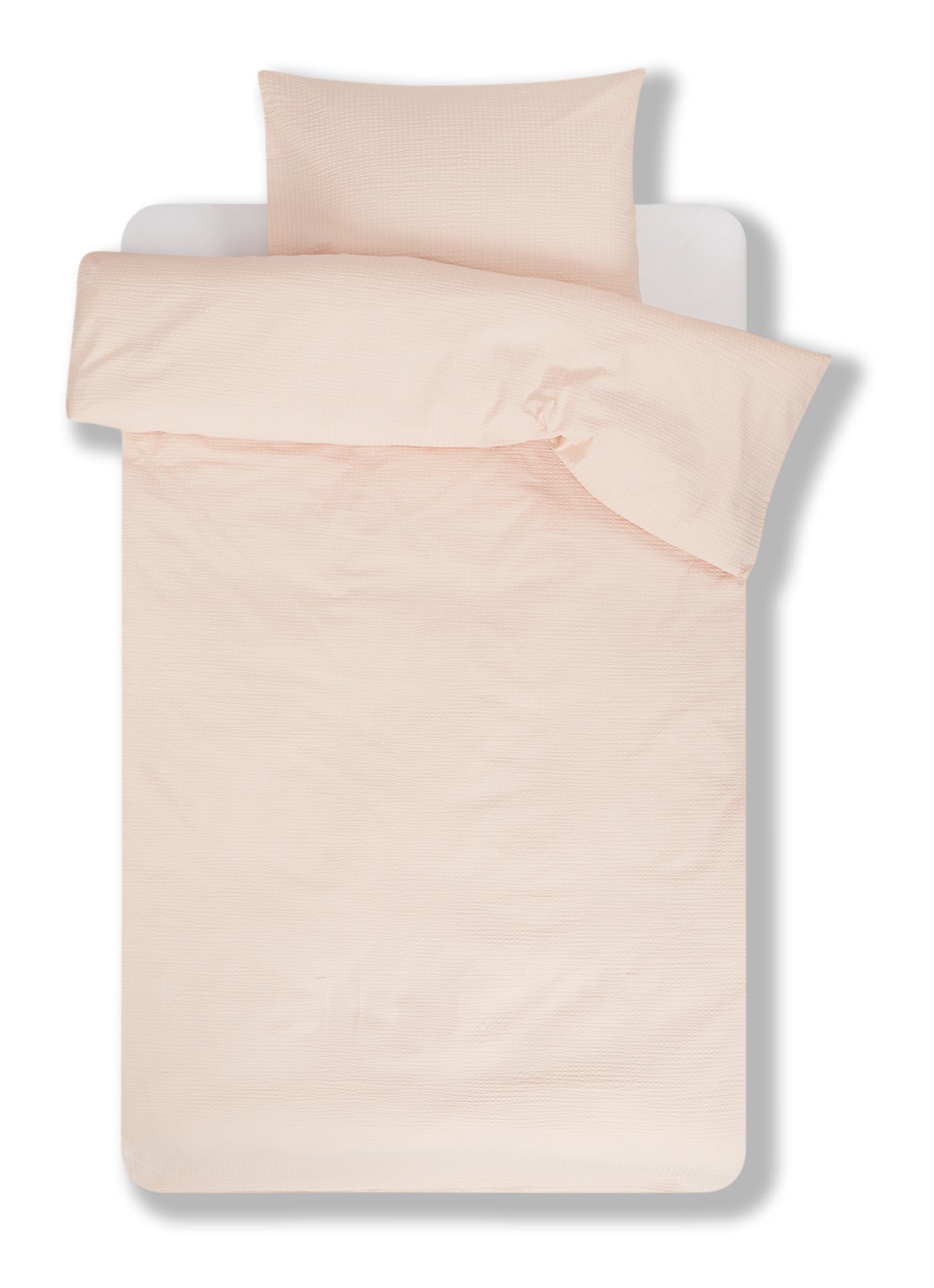 Crisp Sheets CRISP dekbedovertrekset van katoen - inclusief kussenslopen - voorkant perzikroze