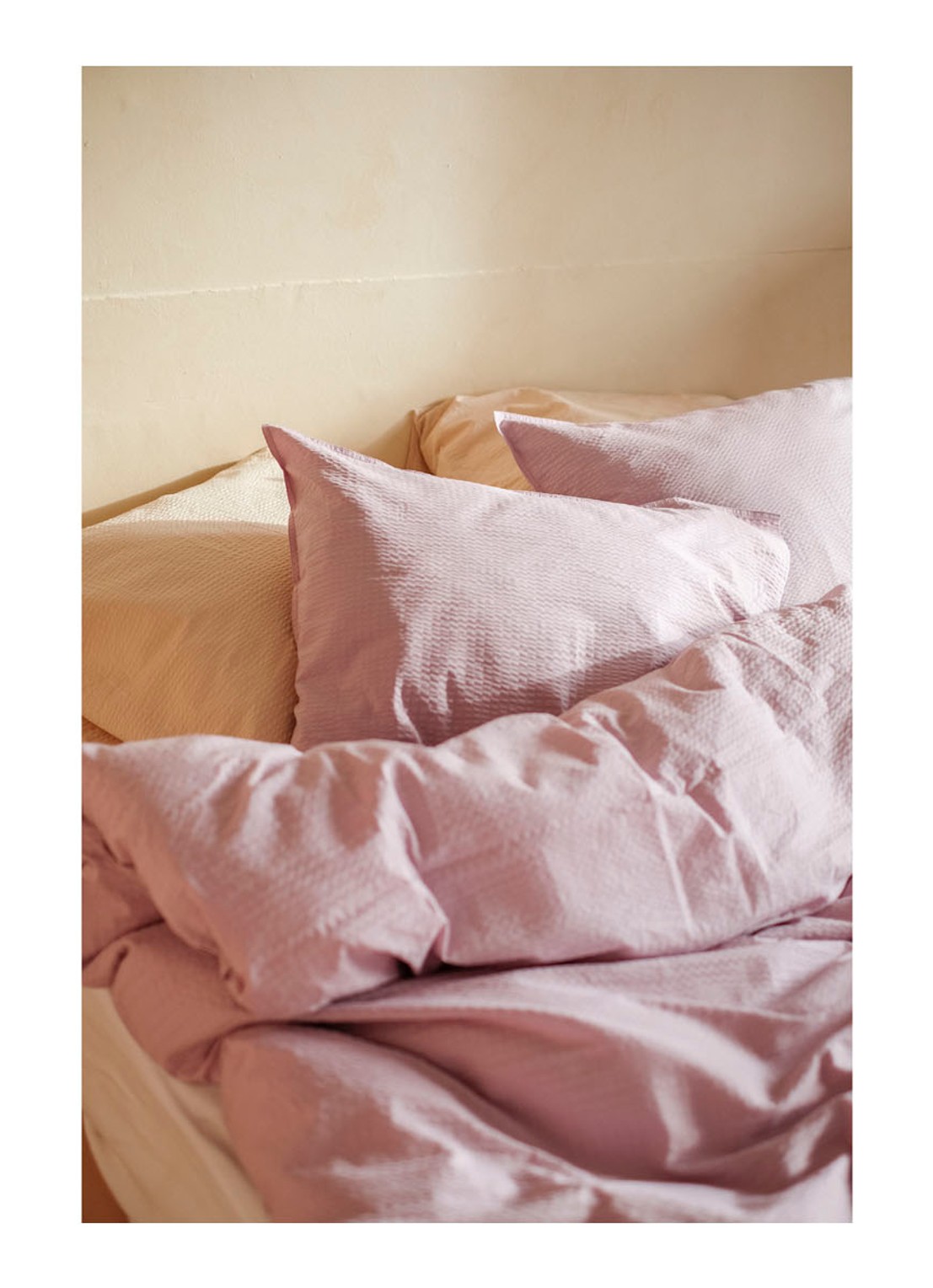 Crisp Sheets CRISP dekbedovertrekset van katoen - inclusief kussenslopen - voorkant 8 oudroze