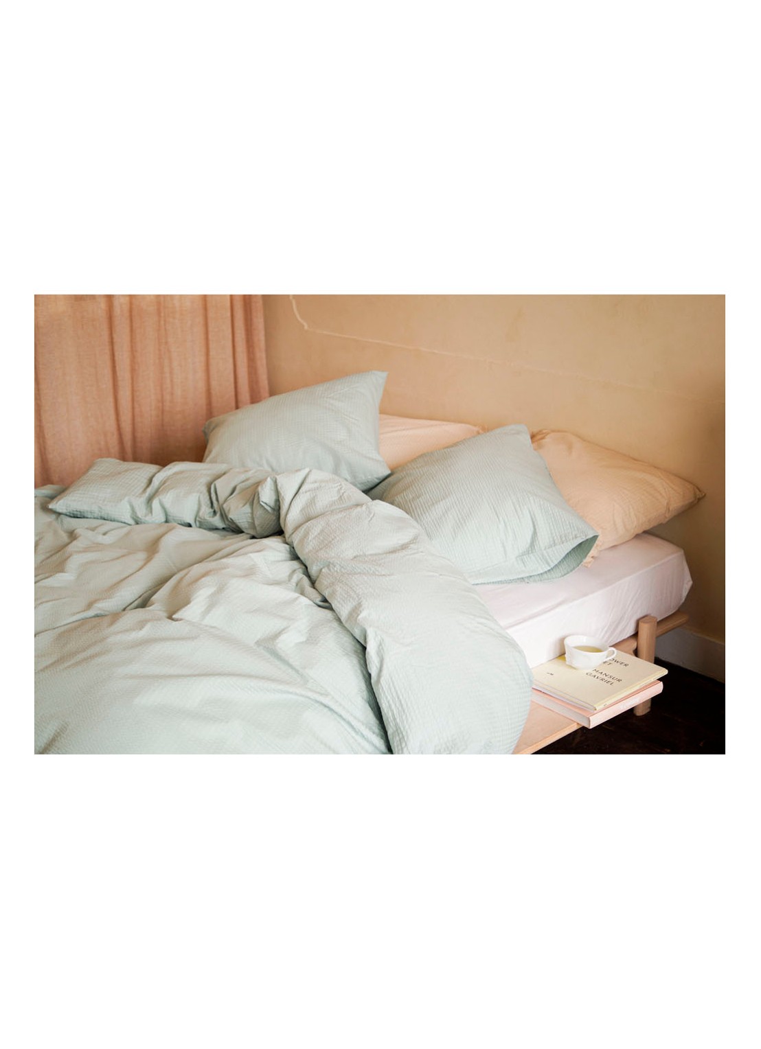 Crisp Sheets CRISP dekbedovertrekset van katoen - inclusief kussenslopen - detail 4 mint