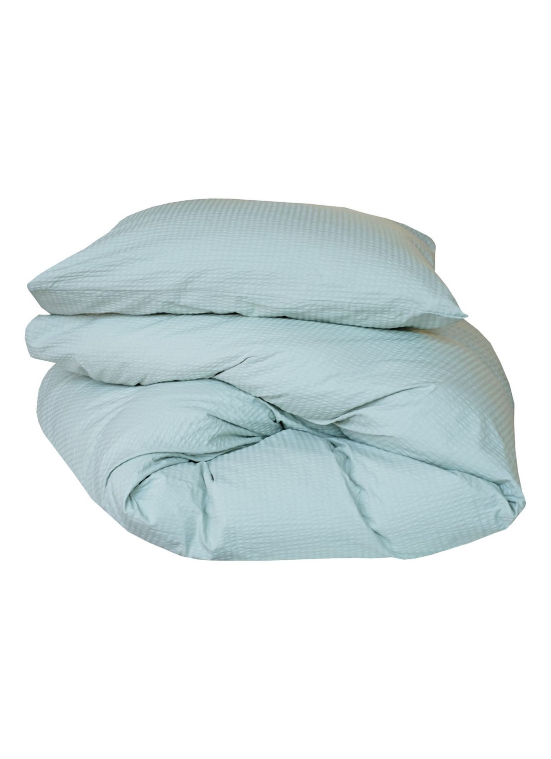 Crisp Sheets CRISP dekbedovertrekset van katoen - inclusief kussenslopen - voorkant mint