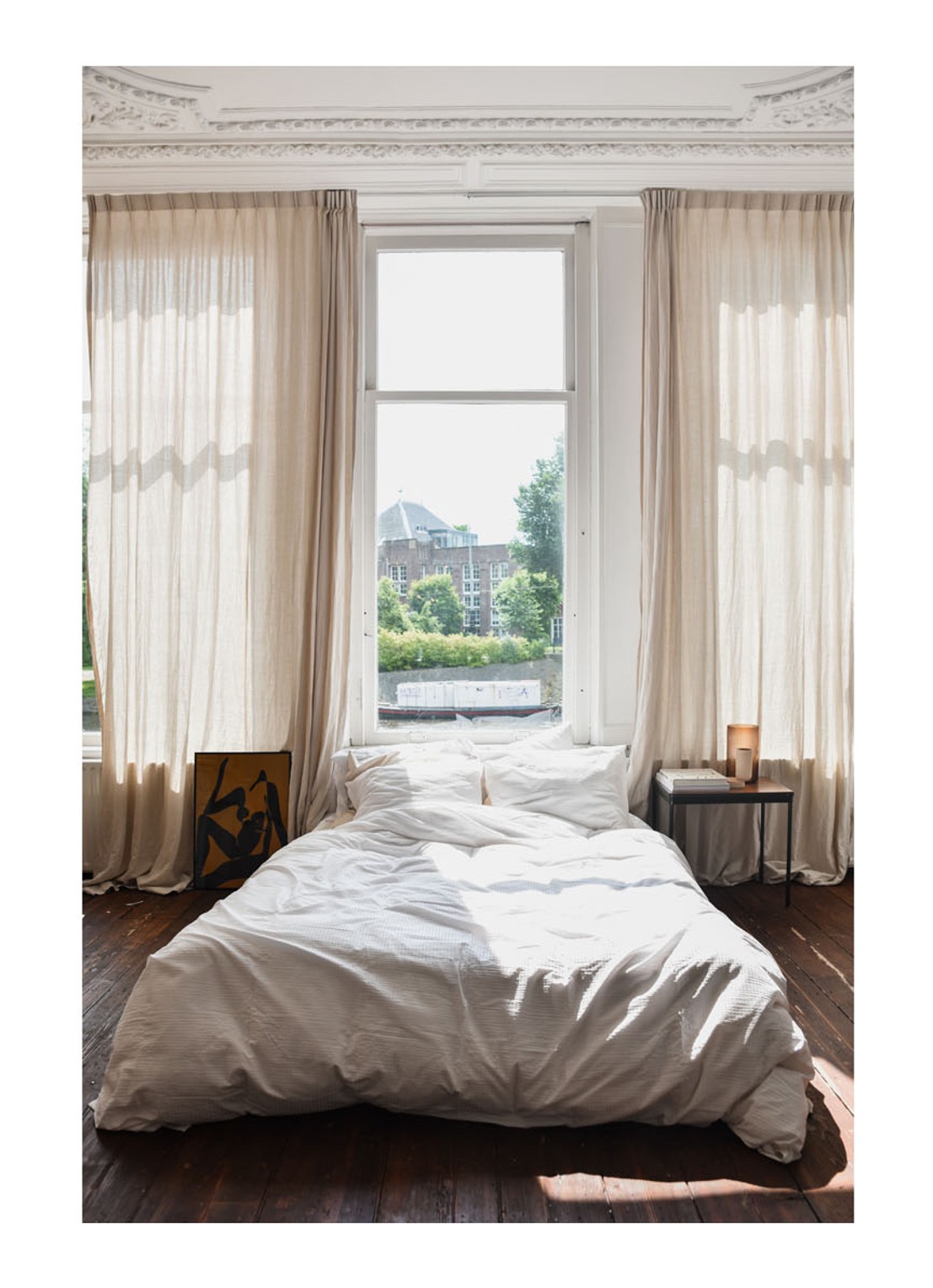 Crisp Sheets CRISP dekbedovertrekset van katoen - voorkant 2 wit