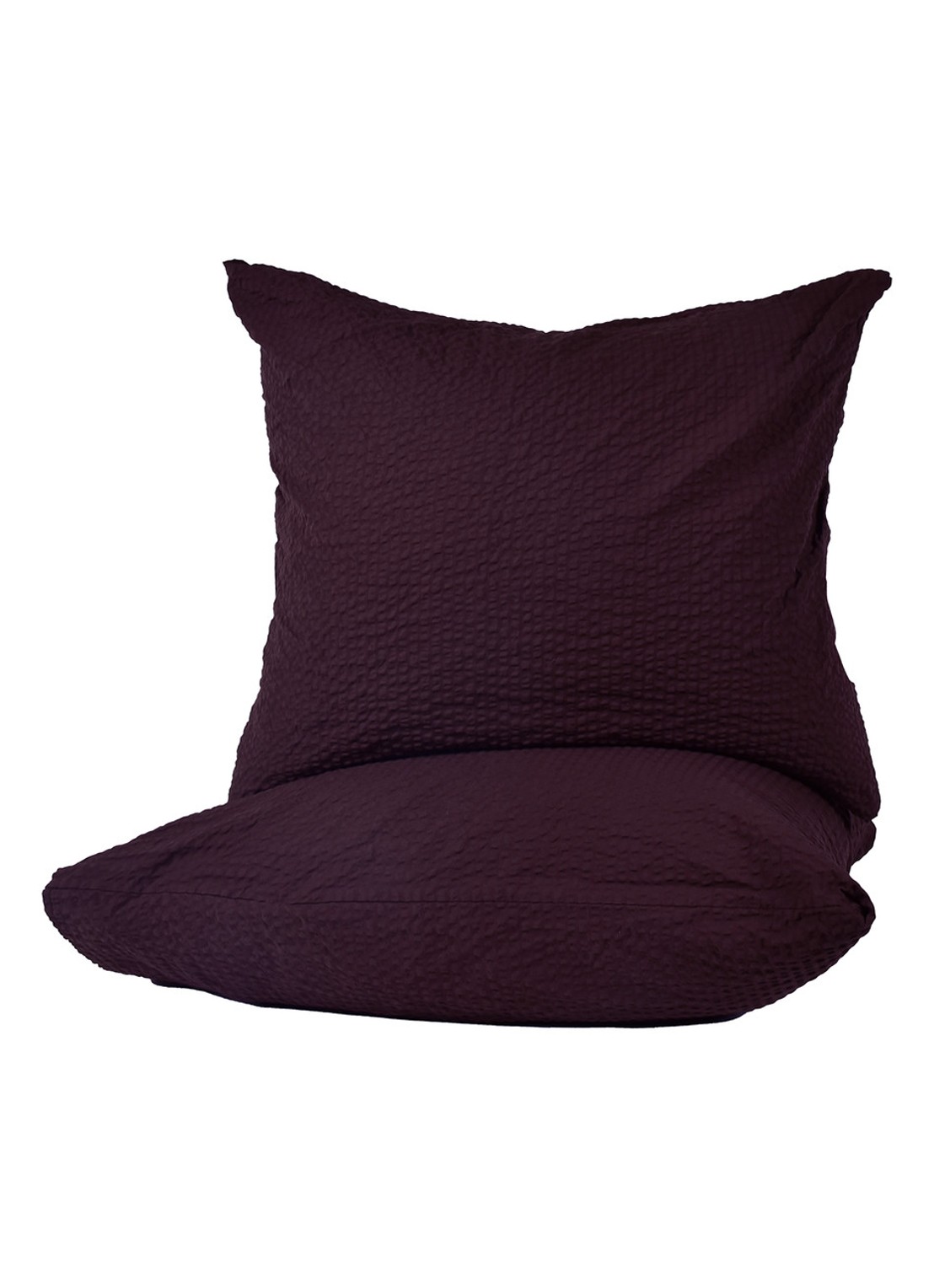 Crisp Sheets Crisp kussensloop van katoen 154TC in 2-pack - voorkant paars