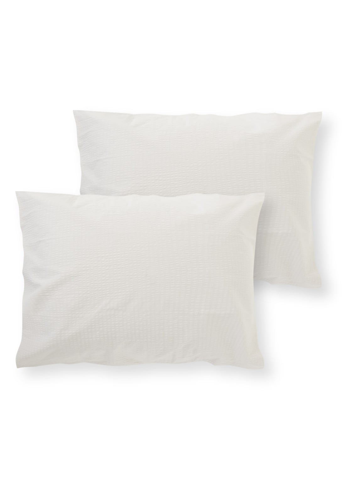 Crisp Sheets CRISP kussensloop van katoen in 2-pack - voorkant lichtgrijs