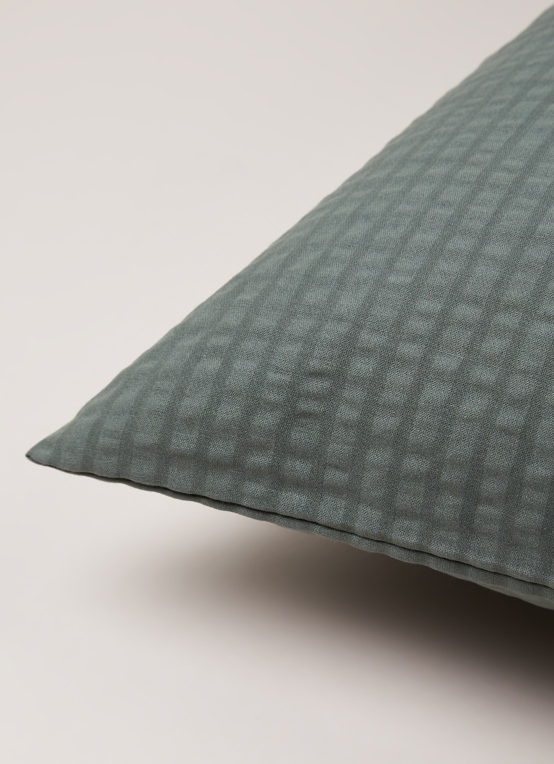 Crisp Sheets CRISP kussensloop van katoen in 2-pack - detail legergroen