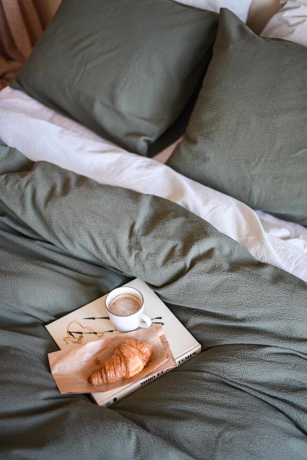 Crisp Sheets CRISP kussensloop van katoen in 2-pack - detail 2 legergroen