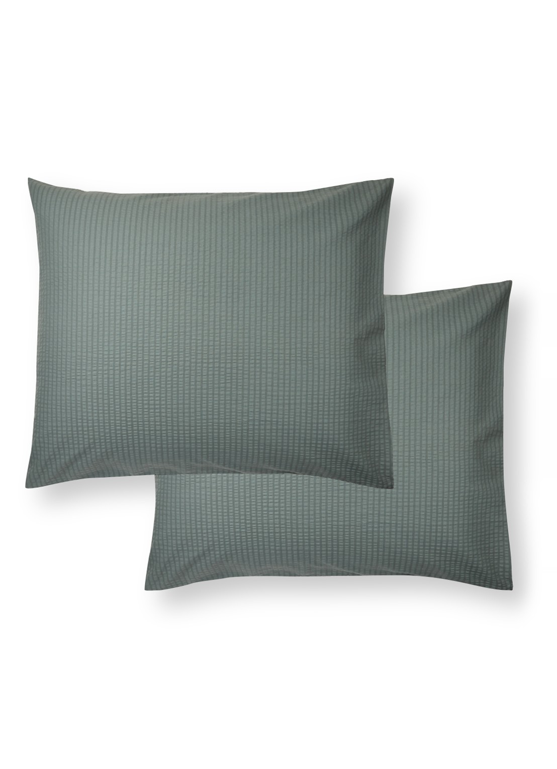 Crisp Sheets CRISP kussensloop van katoen in 2-pack - voorkant 3 legergroen