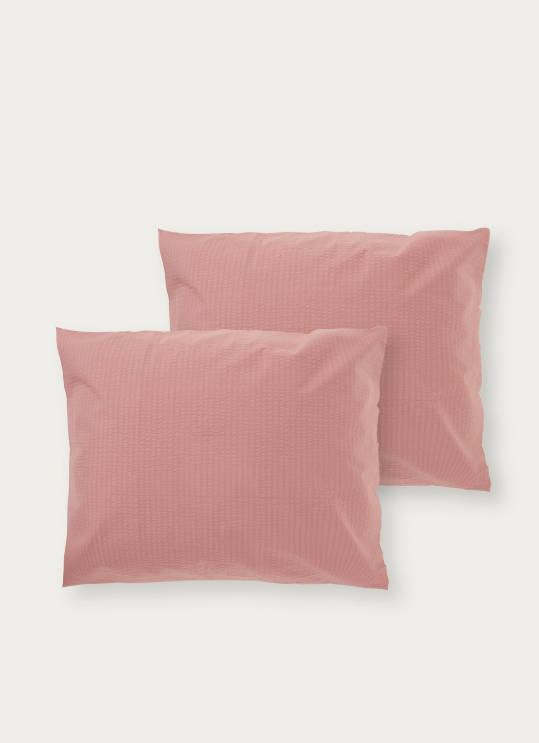 Crisp Sheets CRISP kussensloop van katoen in 2-pack - detail oudroze