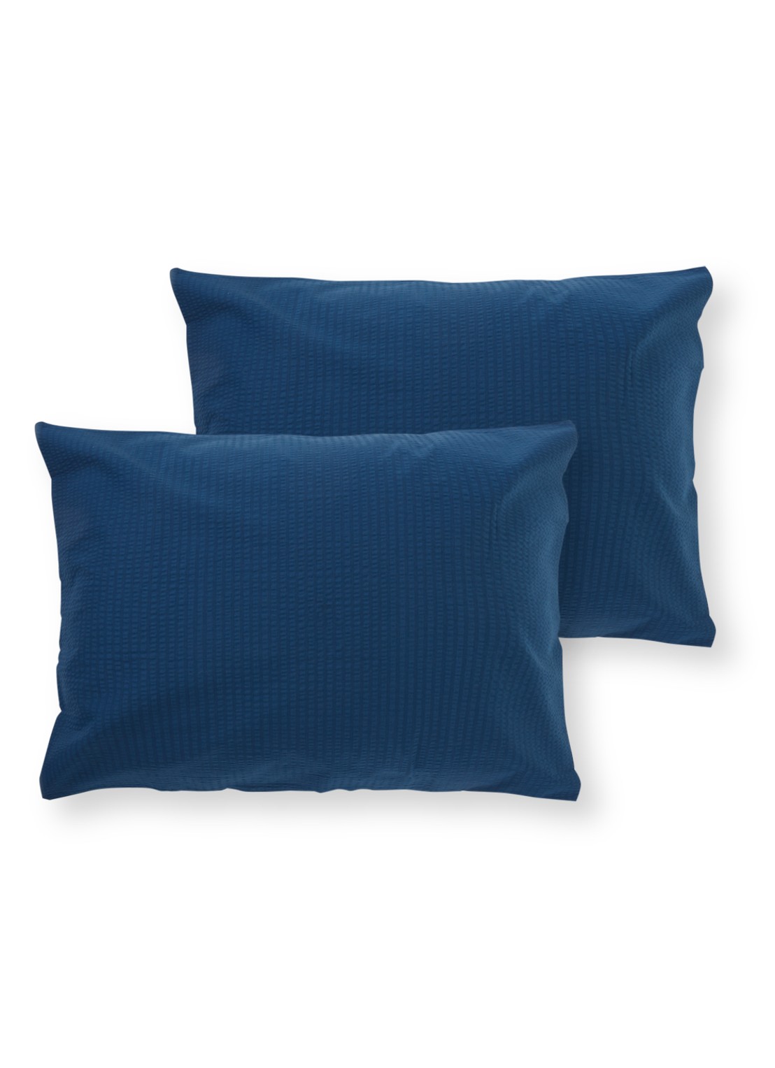 Crisp Sheets CRISP kussensloop van katoen in 2-pack - voorkant blauw