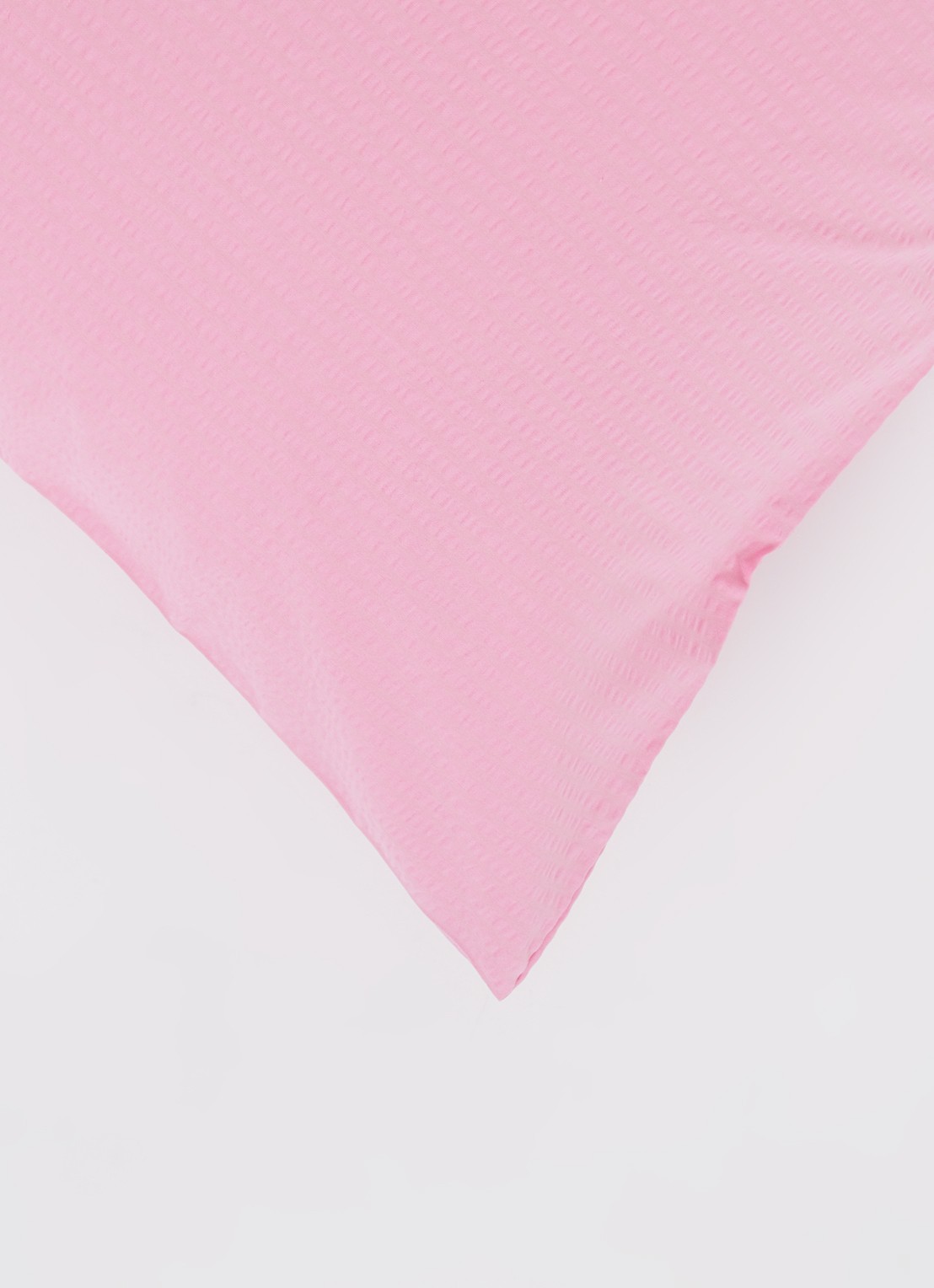 Crisp Sheets Sunset Pink kussensloop van katoen in 2-pack - detail roze