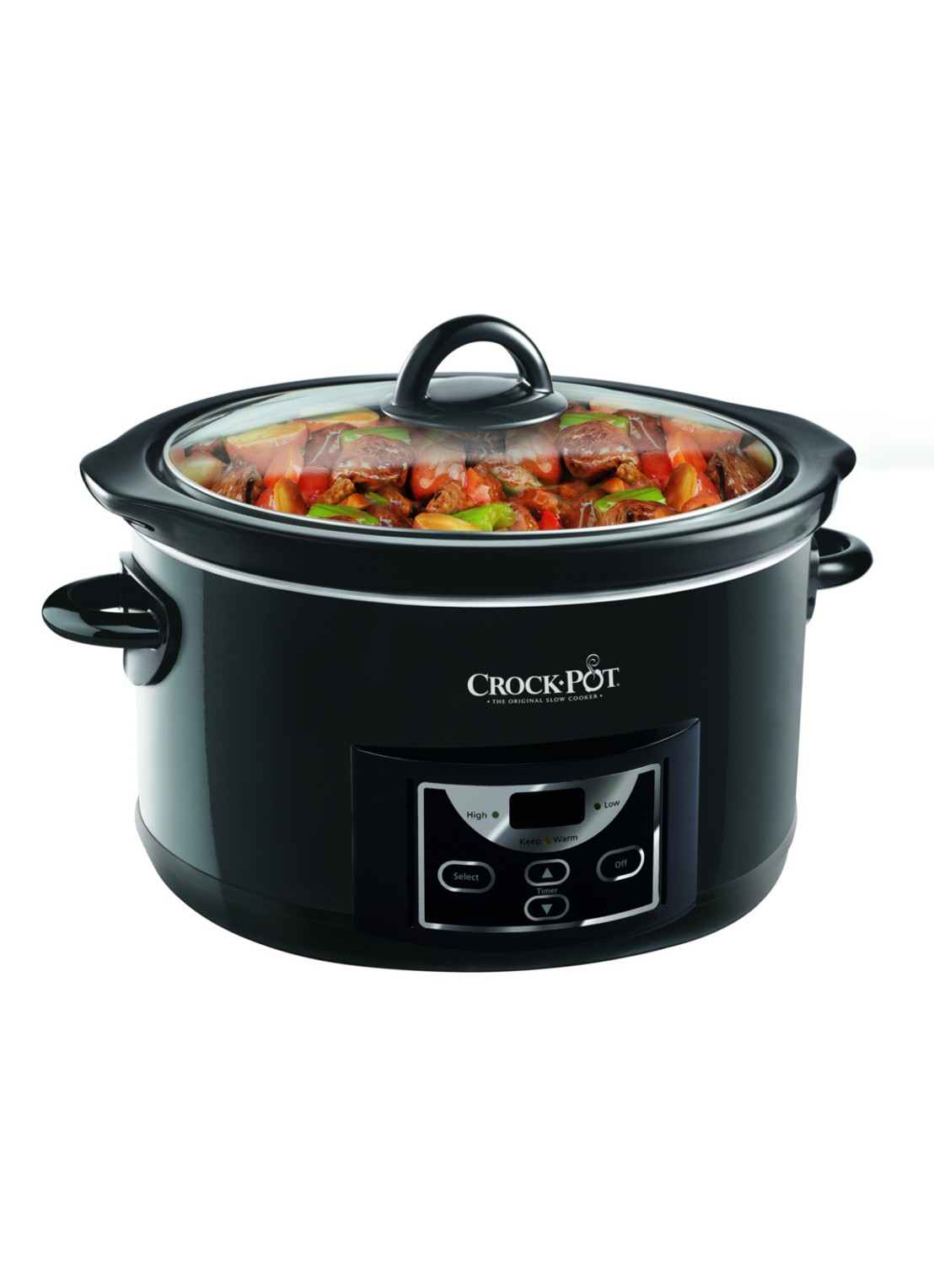 Crock-Pot Crock-Pot slowcooker 4,7 liter CR507 - detail zwart