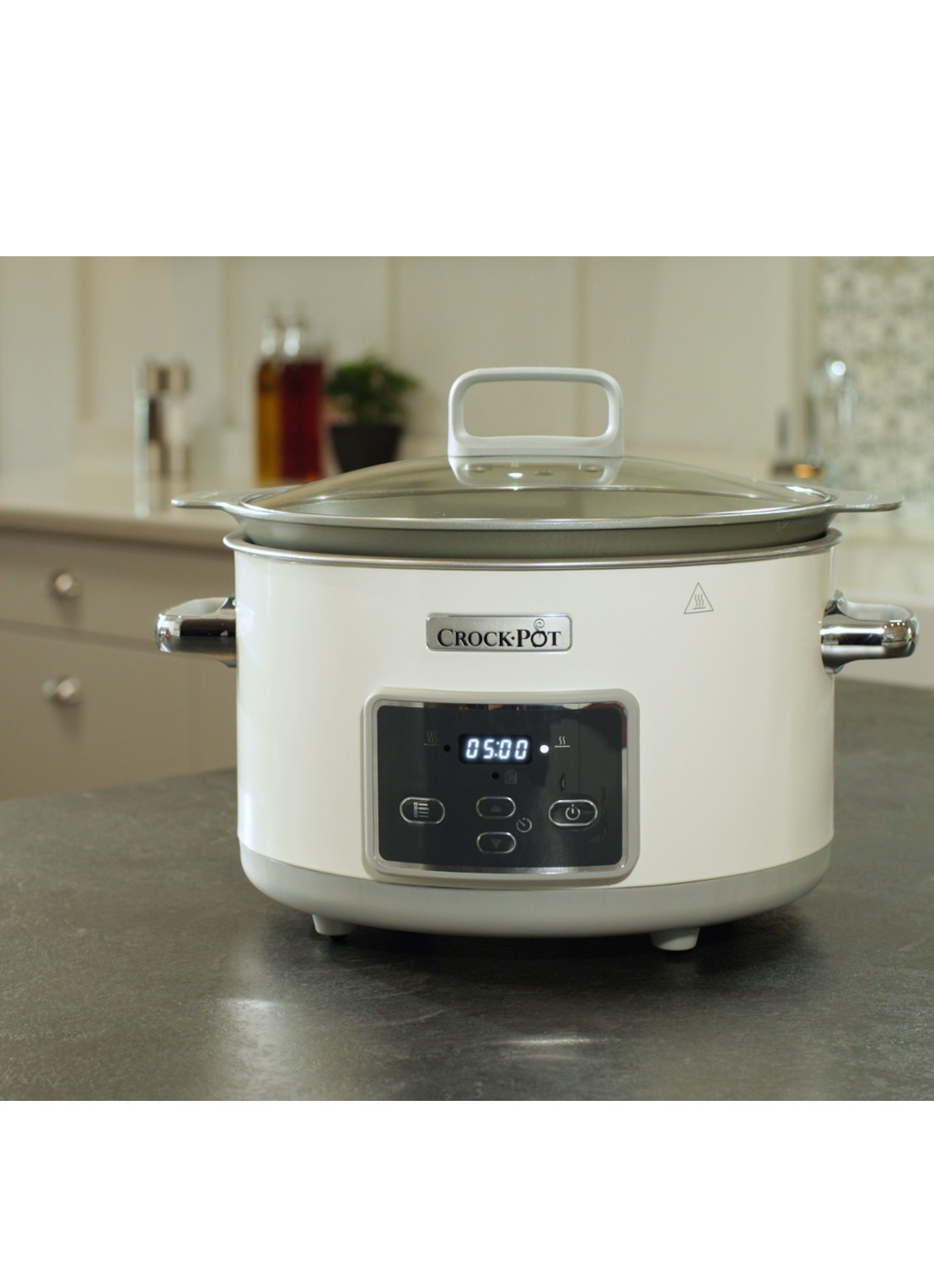 Crock-Pot Crock-Pot slowcooker 5 liter CR026 - voorkant 2 wit