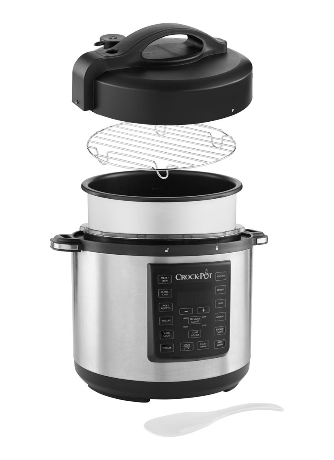 Crock-Pot Express pot multi-cooker CR051 - detail aluminium