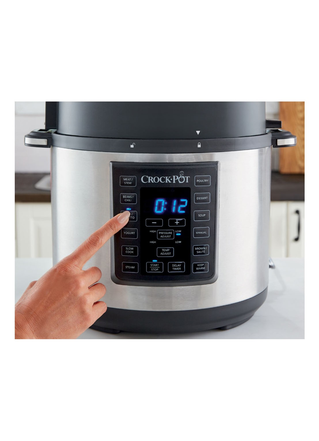 Crock-Pot Express pot multi-cooker CR051 - detail 2 aluminium