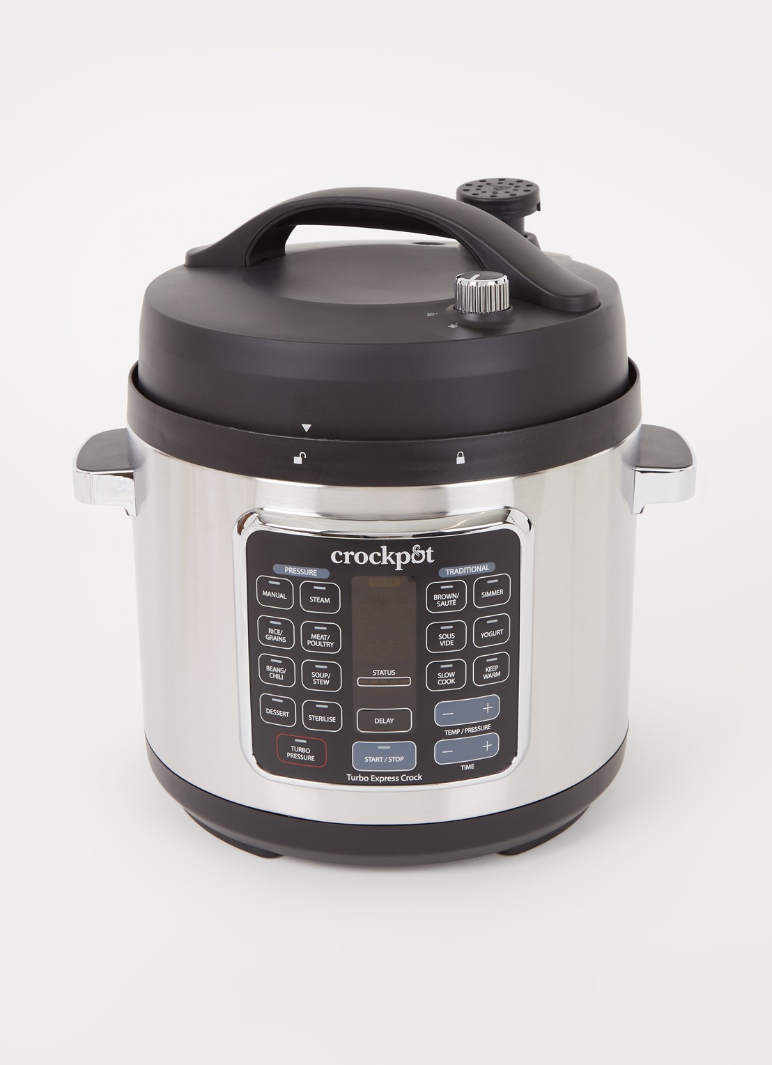 Crock-Pot Express Pot Turbo multicooker 5,6 liter CR062 - voorkant 2 zilver