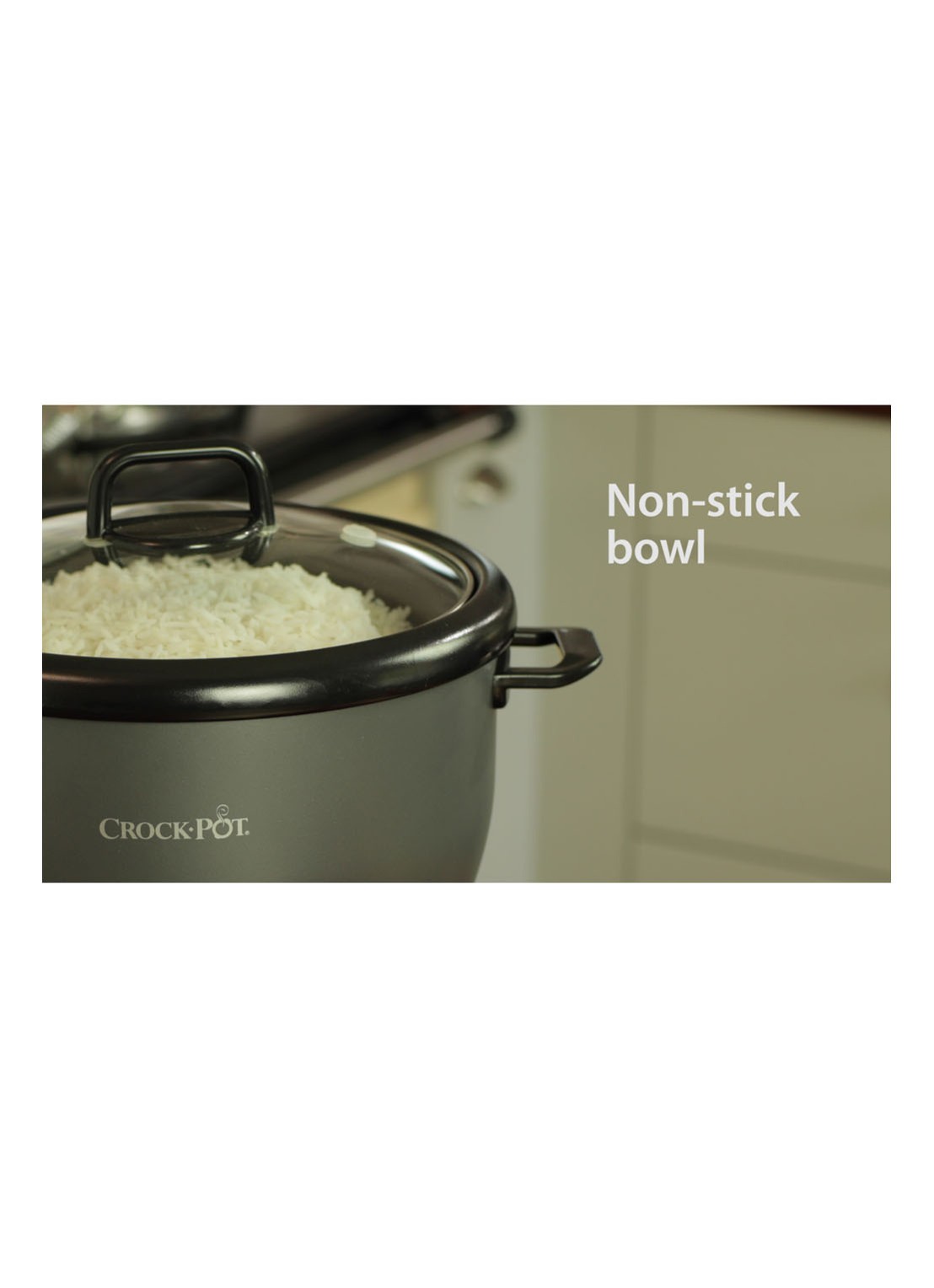 Crock-Pot Rijstkoker 1,8 liter CRR029 - detail 6 antraciet